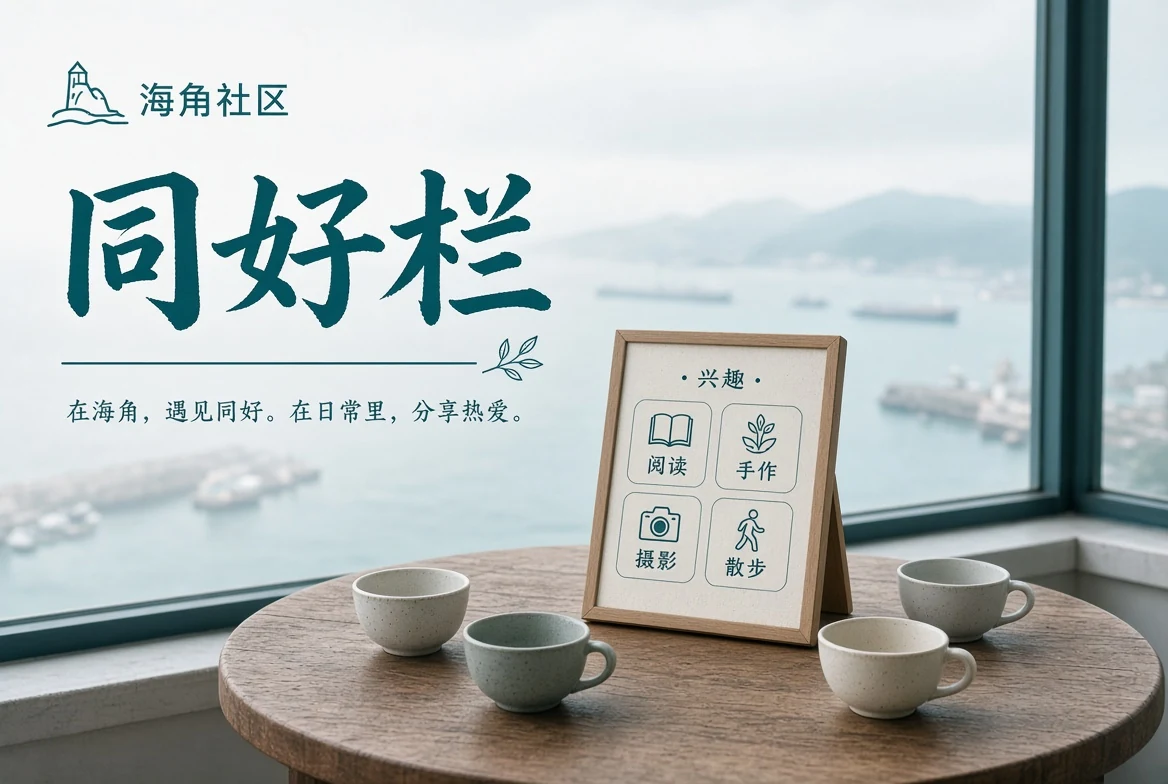 兴趣交流与生活主题画面